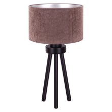 Duolla - Настольная лампа LYON 1xE27/15W/230V коричневый