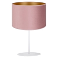 Duolla - Настольная лампа ROLLER 1xE14/15W/230V розовая/золотая