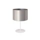 Duolla - Настільна лампа CANNES 1xE14/15W/230V 20 см срібний/білий