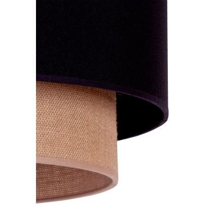 Duolla - Підвісна люстра BOHO 1xE27/15W/230V діаметр 45 см чорний/коричневий