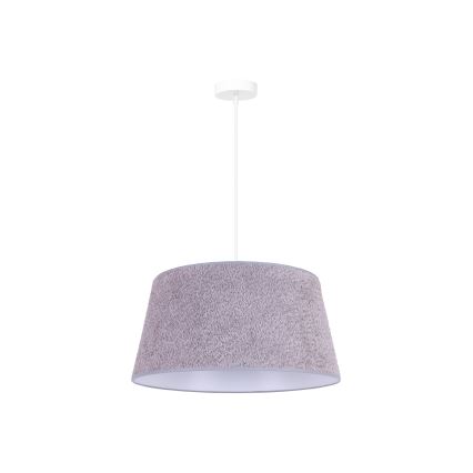 Duolla - Підвісна люстра BOUCLE 1xE27/15W/230V діаметр 50 см сірий