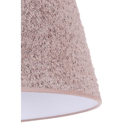 Duolla - Підвісна люстра BOUCLE 1xE27/15W/230V діаметр 50 см коричневий