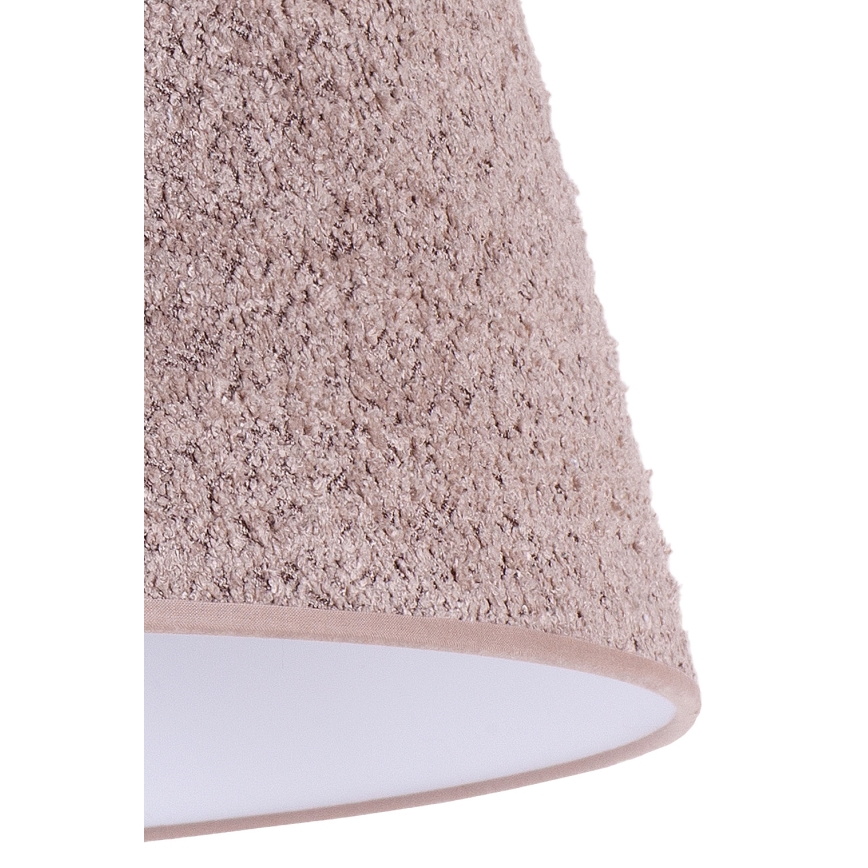 Duolla - Підвісна люстра BOUCLE 1xE27/15W/230V діаметр 50 см коричневий