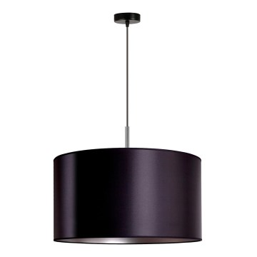 Duolla - Підвісна люстра CANNES 1xE27/15W/230V діаметр 45 см чорний/срібний