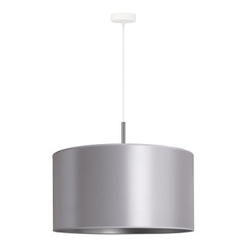 Duolla - Підвісна люстра CANNES 1xE27/15W/230V діаметр 45 см срібний