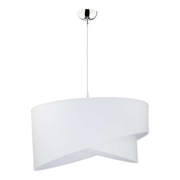 Duolla - Підвісна люстра CELLO 1xE27/40W/230V діаметр 45 см білий