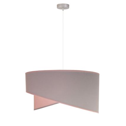 Duolla - Підвісна люстра CELLO 1xE27/40W/230V діаметр 45 см рожевий