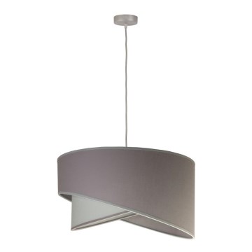 Duolla - Підвісна люстра CELLO 1xE27/40W/230V діаметр 45 см сірий/зелений