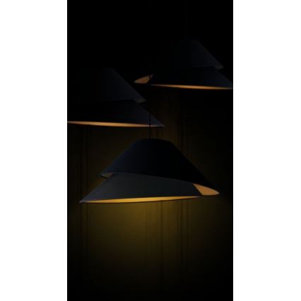 Duolla - Підвісна люстра COCO 1xE27/40W/230V діаметр 50 см чорний