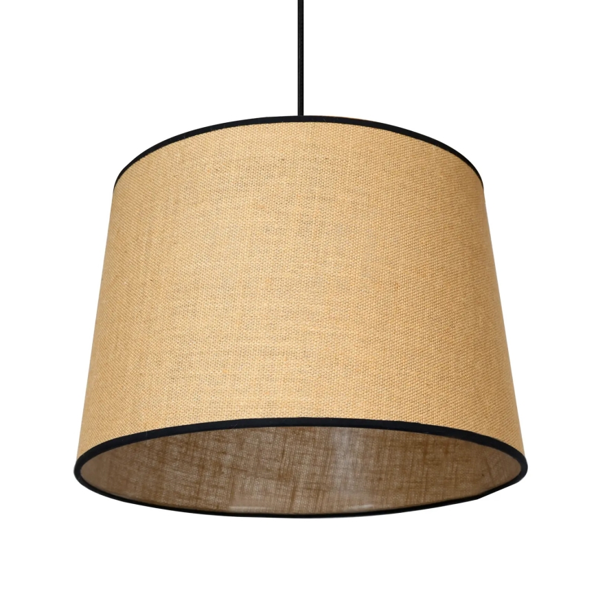 Duolla - Підвісна люстра CONE 1xE27/15W/230V діаметр 40 см коричневий/чорний