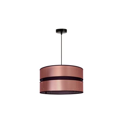 Duolla - Підвісна люстра COPPER SHINY 1xE27/15W/230V діаметр 40 см мідний/чорний