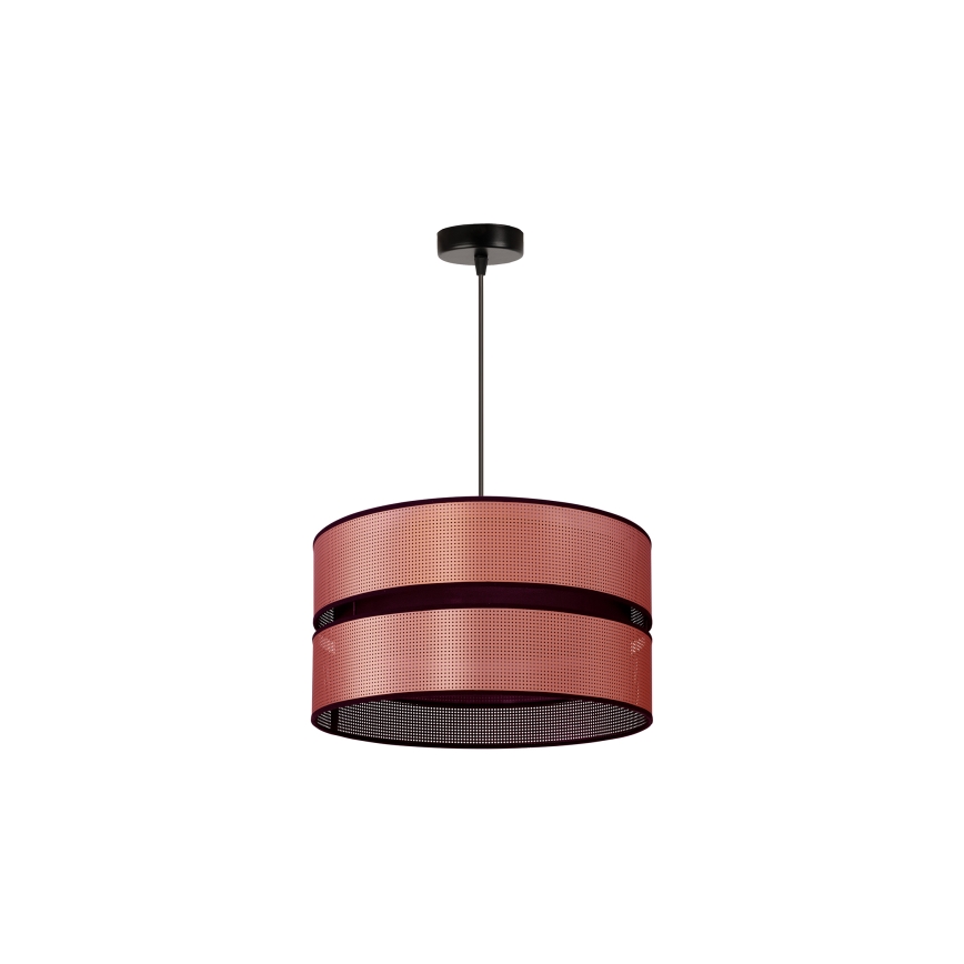 Duolla - Підвісна люстра COPPER SHINY 1xE27/15W/230V діаметр 40 см мідний/чорний