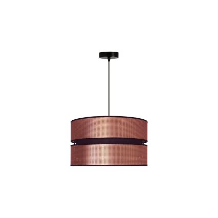 Duolla - Підвісна люстра COPPER SHINY 1xE27/15W/230V діаметр 40 см мідний/чорний
