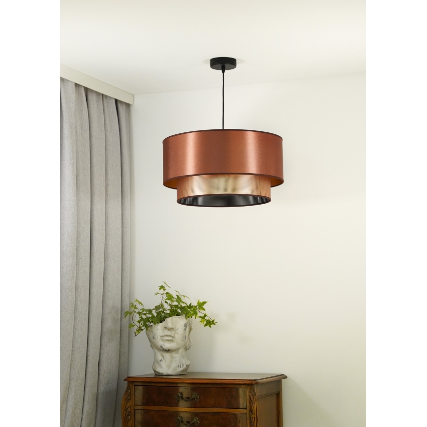 Duolla - Підвісна люстра COPPER SHINY 1xE27/15W/230V діаметр 45 см мідний