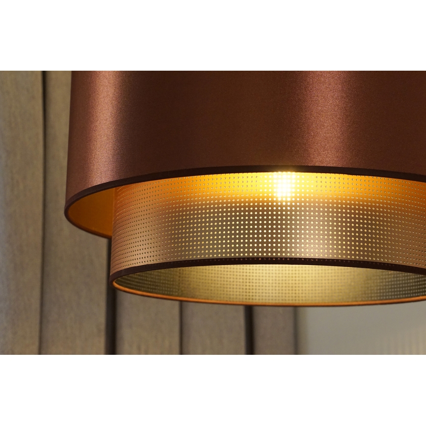 Duolla - Підвісна люстра COPPER SHINY 1xE27/15W/230V діаметр 45 см мідний