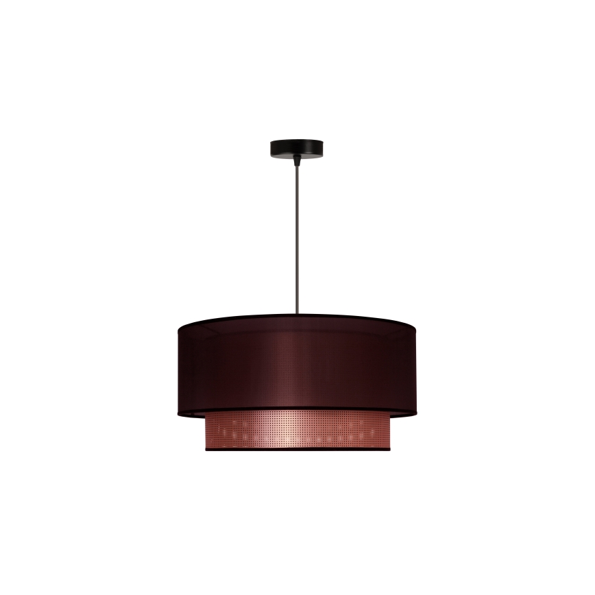 Duolla - Підвісна люстра COPPER SHINY 1xE27/15W/230V діаметр 45 см коричневий/мідний