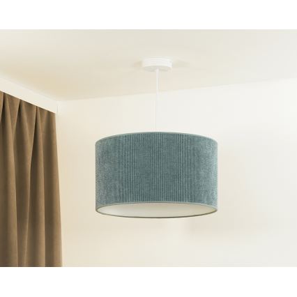 Duolla - Підвісна люстра CORDUROY 1xE27/15W/230V світла діаметр 40 см синій