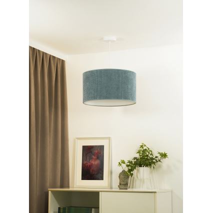 Duolla - Підвісна люстра CORDUROY 1xE27/15W/230V світла діаметр 40 см синій