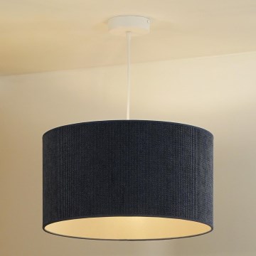 Duolla - Підвісна люстра CORDUROY 1xE27/15W/230V темна діаметр 40 см синій