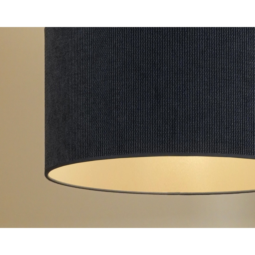 Duolla - Підвісна люстра CORDUROY 1xE27/15W/230V темна діаметр 40 см синій