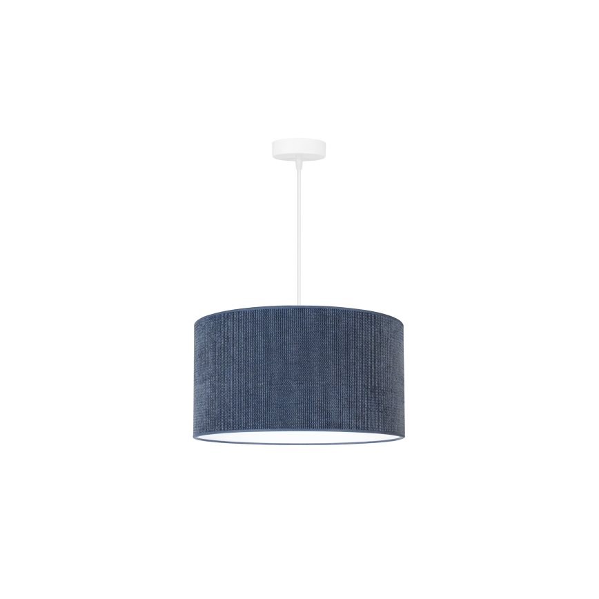 Duolla - Підвісна люстра CORDUROY 1xE27/15W/230V темна діаметр 40 см синій