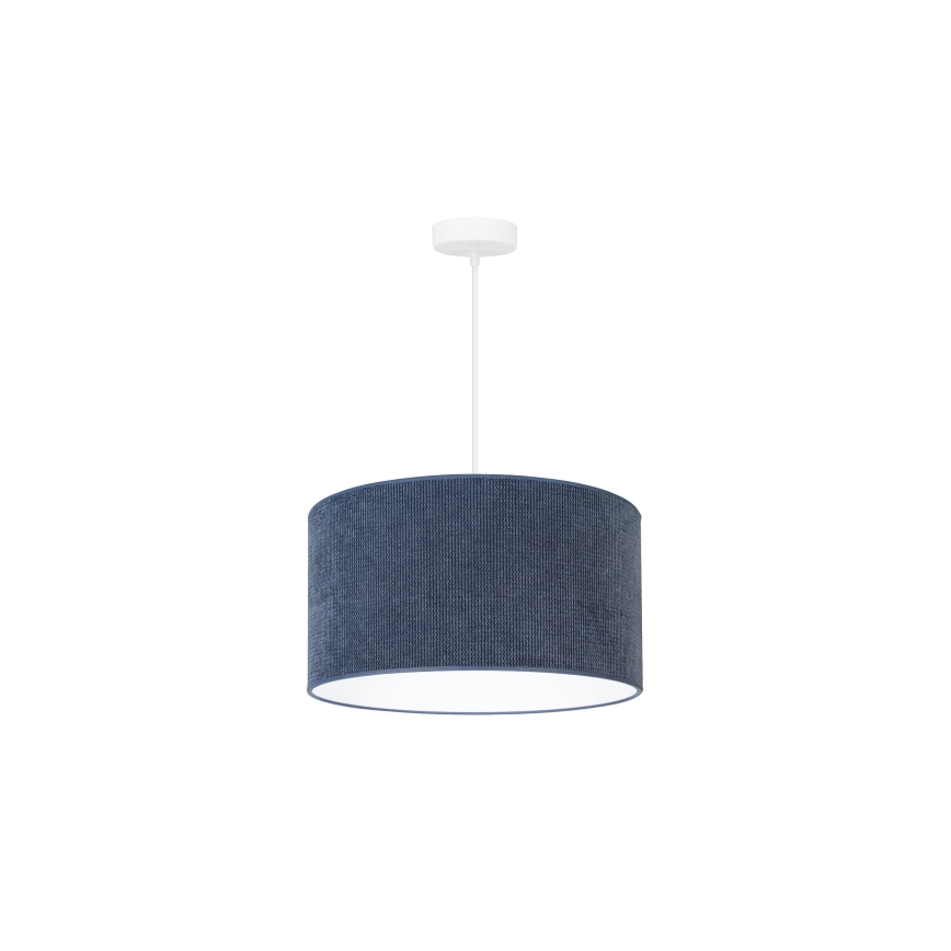 Duolla - Підвісна люстра CORDUROY 1xE27/15W/230V темна діаметр 40 см синій