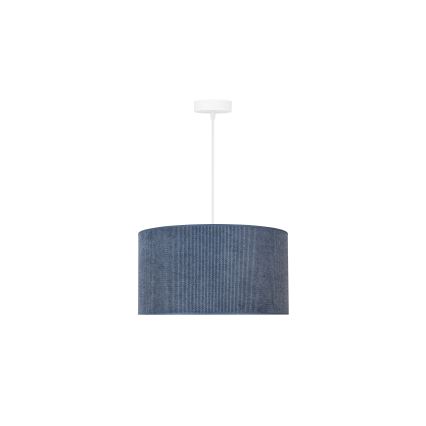 Duolla - Підвісна люстра CORDUROY 1xE27/15W/230V темна діаметр 40 см синій