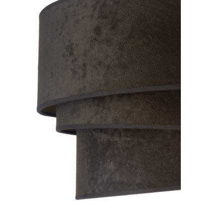 Duolla - Підвісна люстра DEVON 1xE27/40W/230V діаметр 45 см чорний/золотий