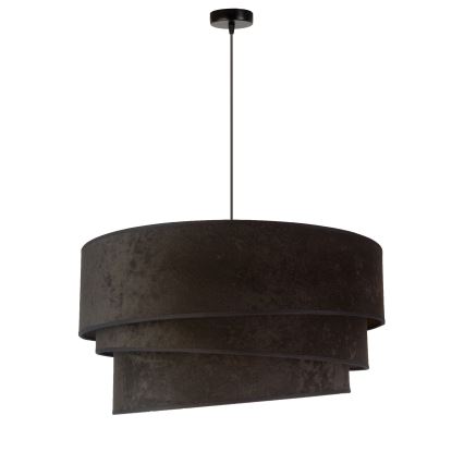Duolla - Підвісна люстра DEVON 1xE27/40W/230V діаметр 45 см чорний/золотий