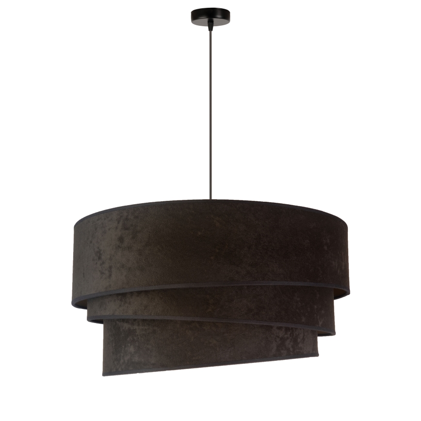 Duolla - Підвісна люстра DEVON 1xE27/40W/230V діаметр 45 см чорний/золотий