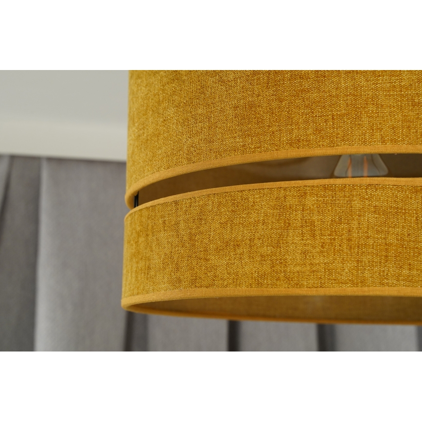 Duolla - Підвісна люстра DOUBLE 1xE27/15W/230V діаметр 40 см помаранчевий