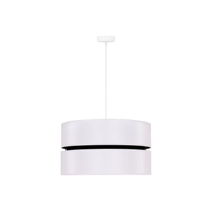 Duolla - Підвісна люстра DUO 1xE27/15W/230V діаметр 40 см білий/чорний
