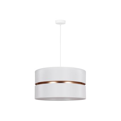 Duolla - Підвісна люстра DUO 1xE27/15W/230V діаметр 40 см білий/золотий