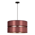 Duolla - Підвісна люстра DUO 1xE27/15W/230V діаметр 40 см бордовий/золотий