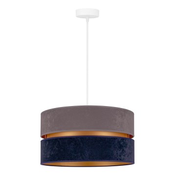 Duolla - Підвісна люстра DUO 1xE27/15W/230V діаметр 40 см синій