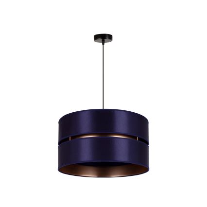 Duolla - Підвісна люстра DUO 1xE27/15W/230V діаметр 40 см синій/золотий