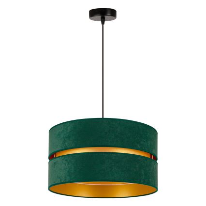 Duolla - Підвісна люстра DUO 1xE27/15W/230V діаметр 40 см зелений/золотий
