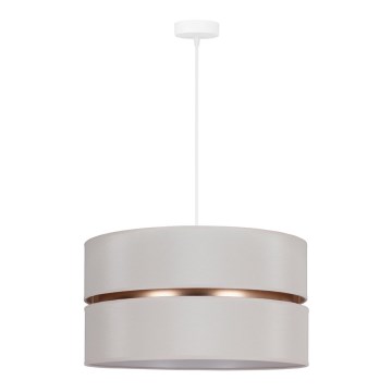 Duolla - Підвісна люстра DUO 1xE27/15W/230V діаметр 40 см кремовий/золотий