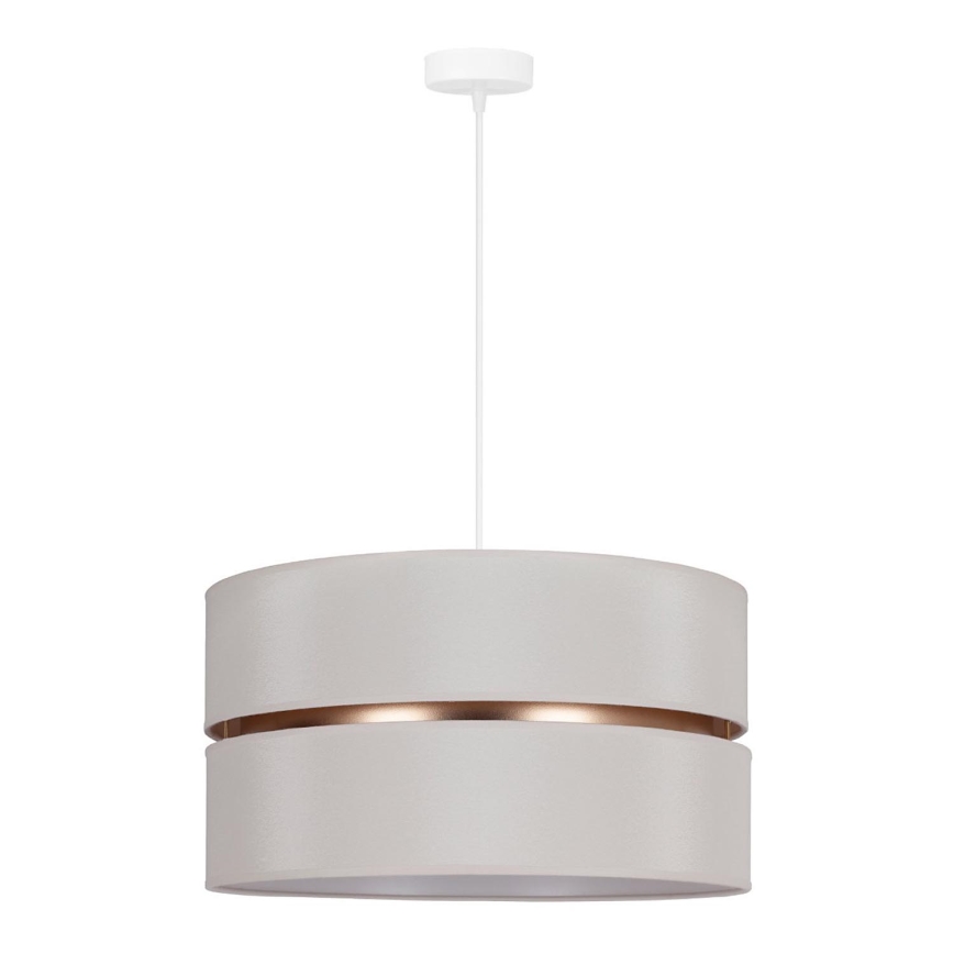 Duolla - Підвісна люстра DUO 1xE27/15W/230V діаметр 40 см кремовий/золотий