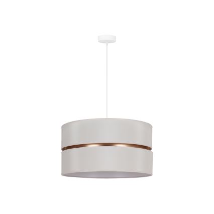 Duolla - Підвісна люстра DUO 1xE27/15W/230V діаметр 40 см кремовий/золотий
