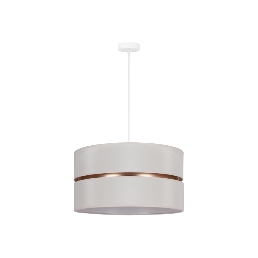 Duolla - Підвісна люстра DUO 1xE27/15W/230V діаметр 40 см кремовий/золотий