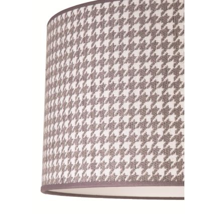 Duolla - Підвісна люстра KENT 1xE27/40W/230V діаметр 45 см сірий