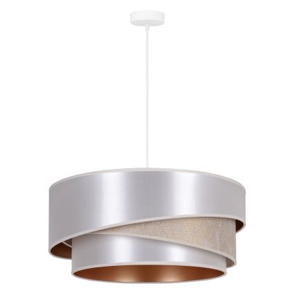 Duolla - Підвісна люстра KOBO 1xE27/15W/230V діаметр 45 см срібний/золотий