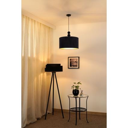 Duolla - Підвісна люстра LYON 1xE27/15W/230V діаметр 40 см чорний