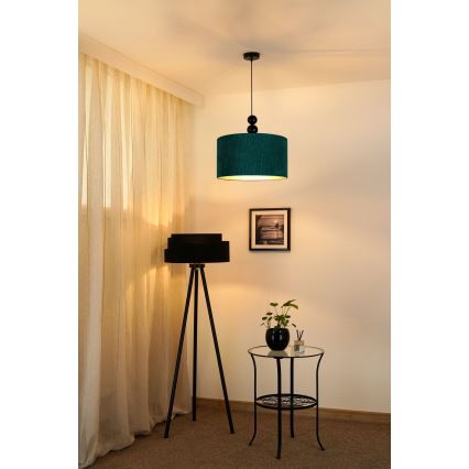 Duolla - Підвісна люстра LYON 1xE27/15W/230V діаметр 40 см зелений