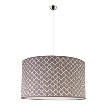 Duolla - Підвісна люстра MAROKO 1xE27/40W/230V діаметр 45 см сірий