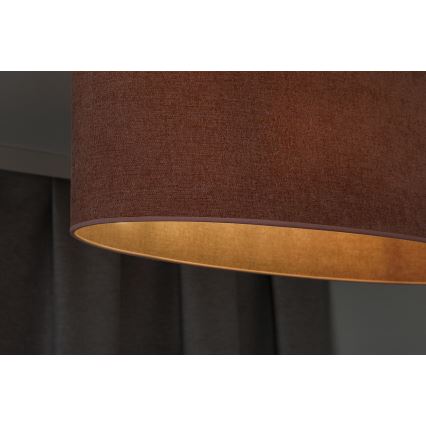 Duolla - Підвісна люстра OVAL 1xE27/15W/230V рожевий