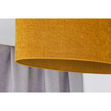 Duolla - Підвісна люстра OVAL 1xE27/15W/230V коричневий