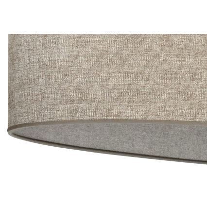 Duolla - Підвісна люстра OVAL 2xE27/15W/230V коричневий