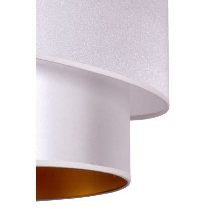 Duolla - Підвісна люстра PARIS 1xE27/15W/230V діаметр 40 см срібний/золотий
